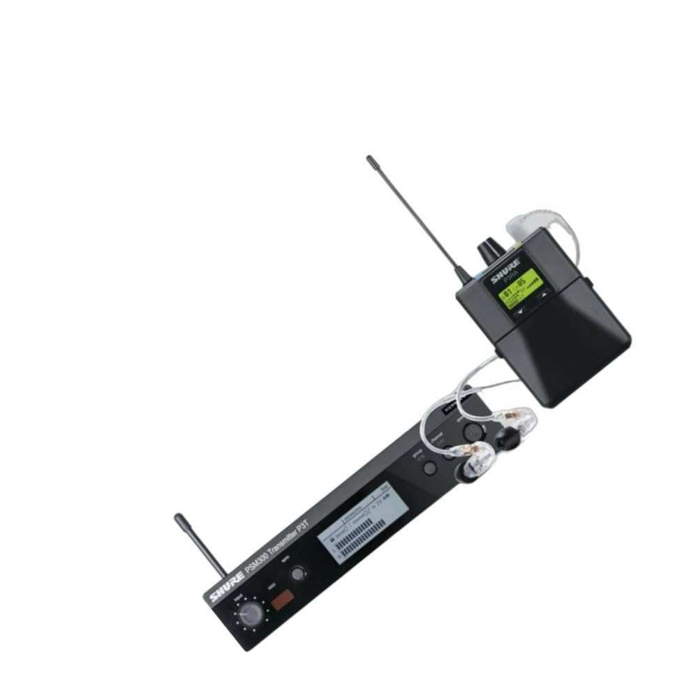 Shure PSM300 P3TRA215CL Pro Wireless In-Ear Personal Monitoring System with SE215-CL Earphones - H20 Band